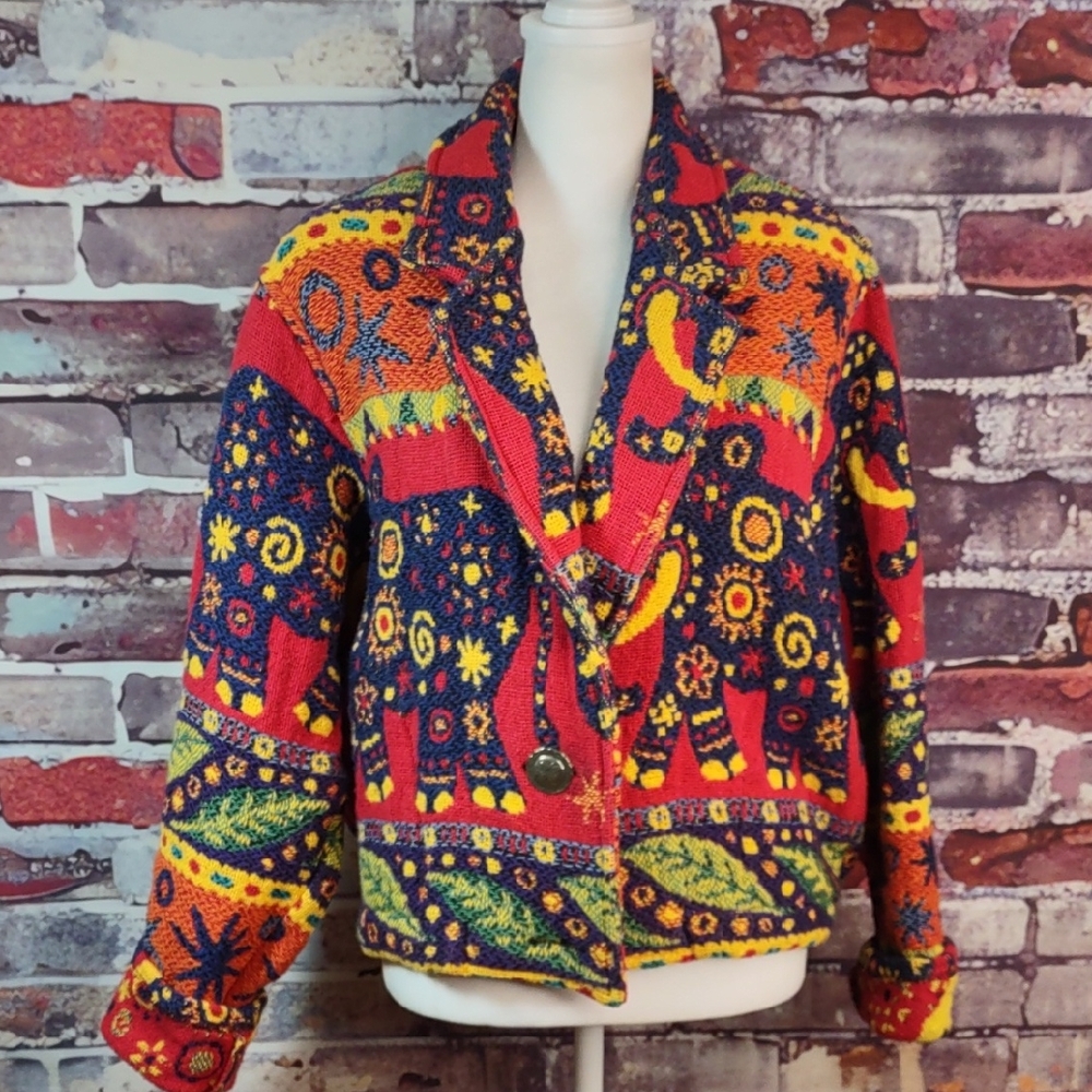 Vintage Painted Pony Woven Jacket